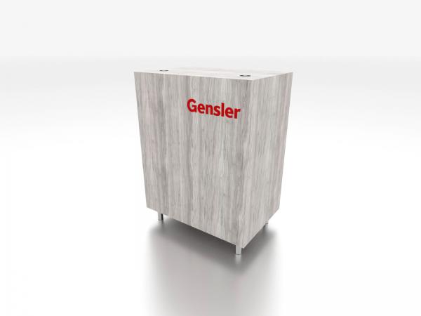 MOD-1575C Trade Show Pedestal with Charging Ports
